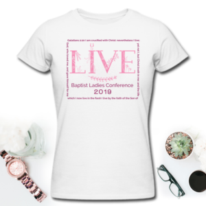 Ladies Conference LIVE feminine pretty t shirt design logo | T-Shirt-Design von TSU Creations