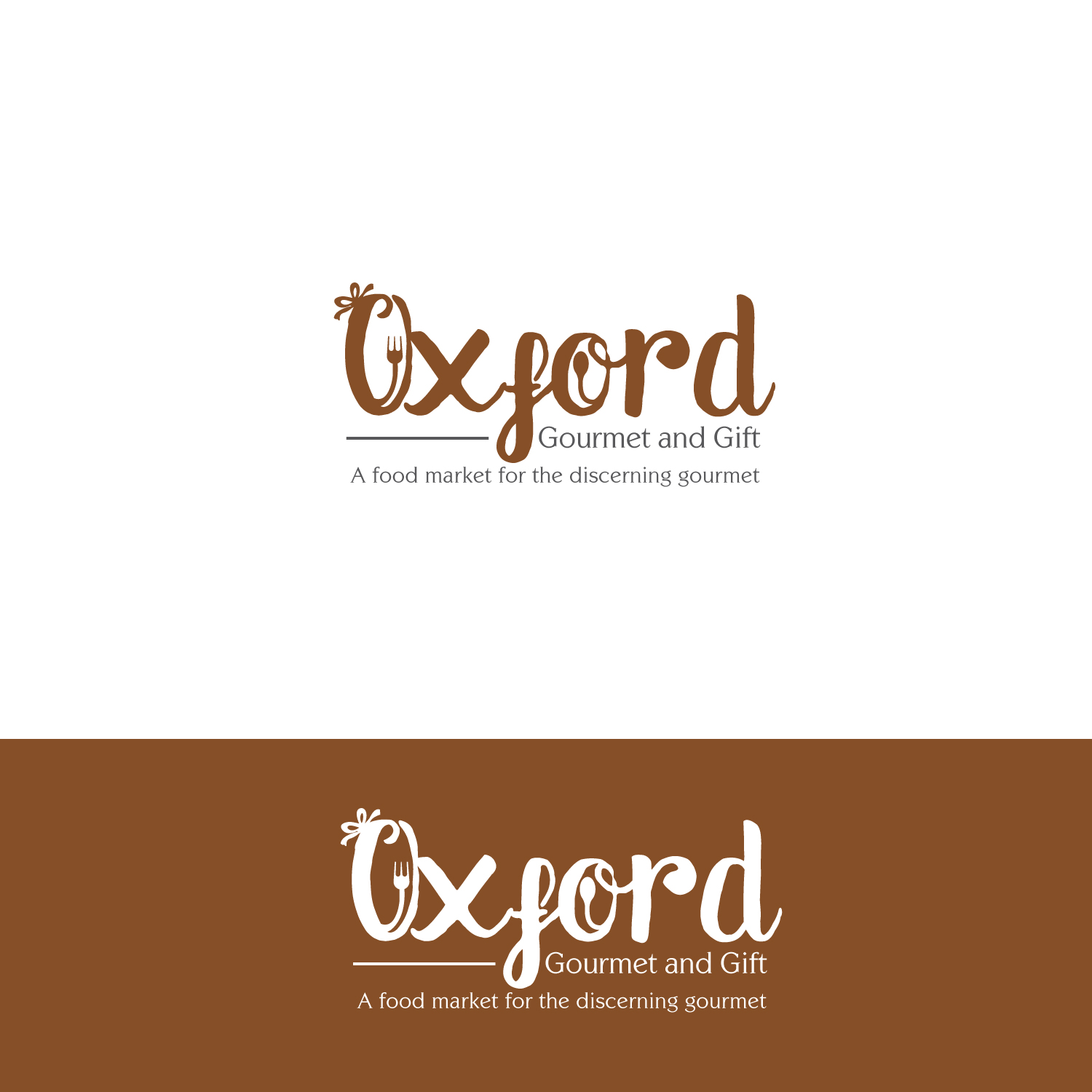 Logo Design by k.l.s.chatterjee 2 for Oxford Gourmet and Gift | Design #21370934