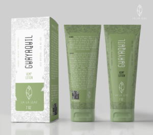 CBD Lotion package Design plus Box  | Design Emballage par Navisol Creatives