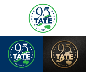 Tate Engineering, 95 Years, 1924-2019, EST 1924 | Logo Design by H-H Arts