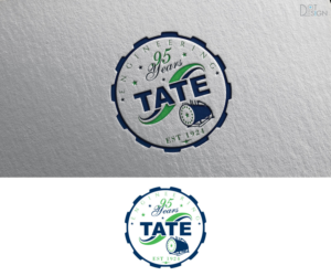 Tate Engineering, 95 Years, 1924-2019, EST 1924 | Logo Design by Dot Design 3