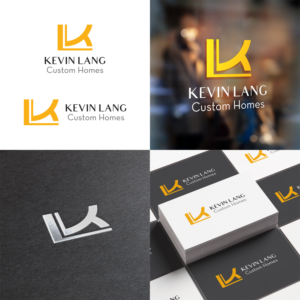 Kevin lang custom homes  | Diseño de Logo y Tarjeta de Presentación por MTu