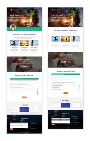 Web Design by pb for Free Spirit Connections | Design: #21372564