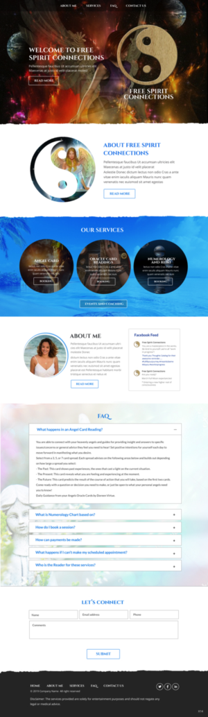 Web Design by pb for Free Spirit Connections | Design: #21390140