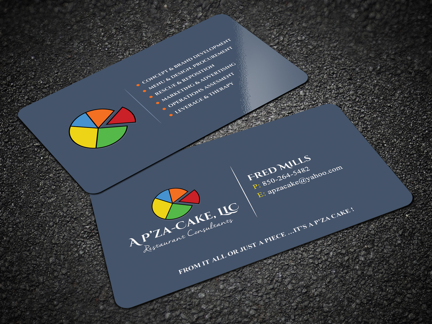 Business Card Design by Sandaruwan for A P'za-Cake,llc | Design #21372657