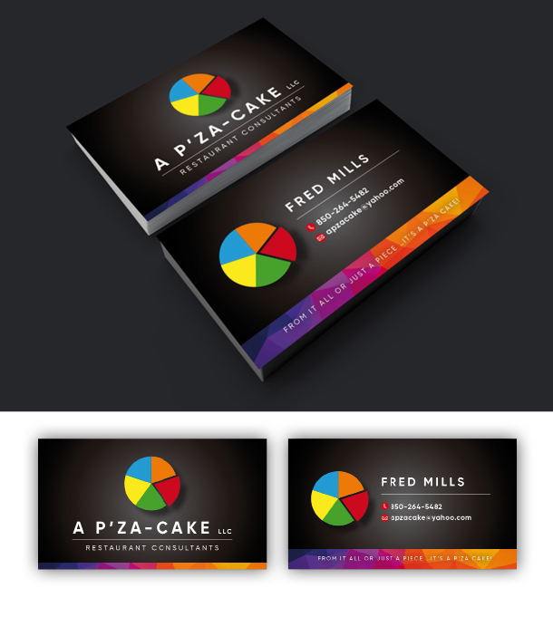 Business Card Design by Kelalo for A P'za-Cake,llc | Design #21367381