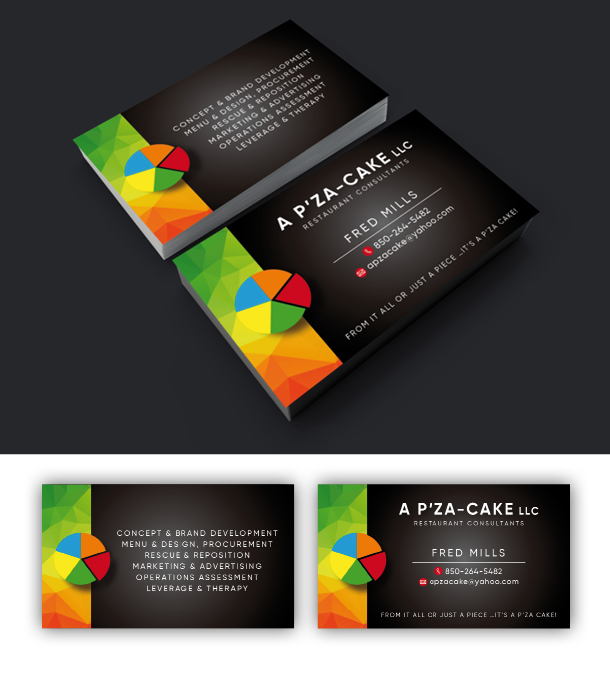 Business Card Design by Kelalo for A P'za-Cake,llc | Design #21368211