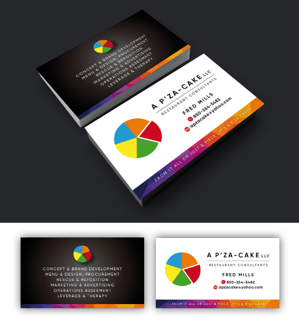 Business Card Design by Kelalo for A P'za-Cake,llc | Design #21368215