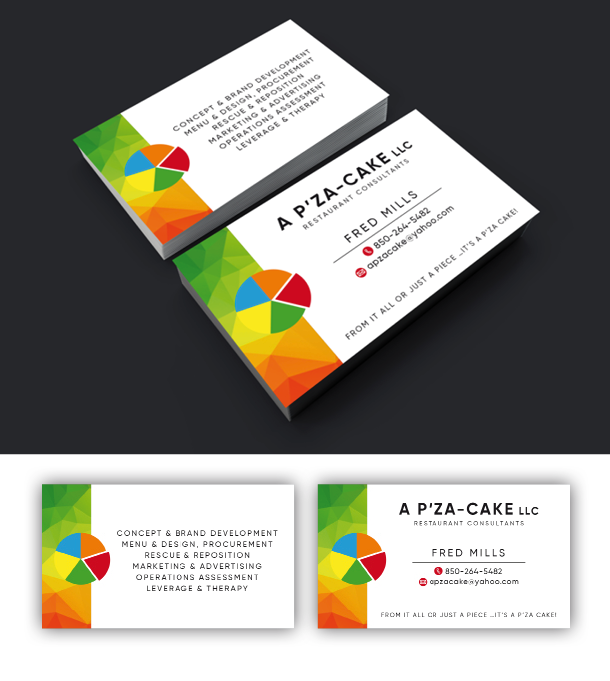 Business Card Design by Kelalo for A P'za-Cake,llc | Design #21368217