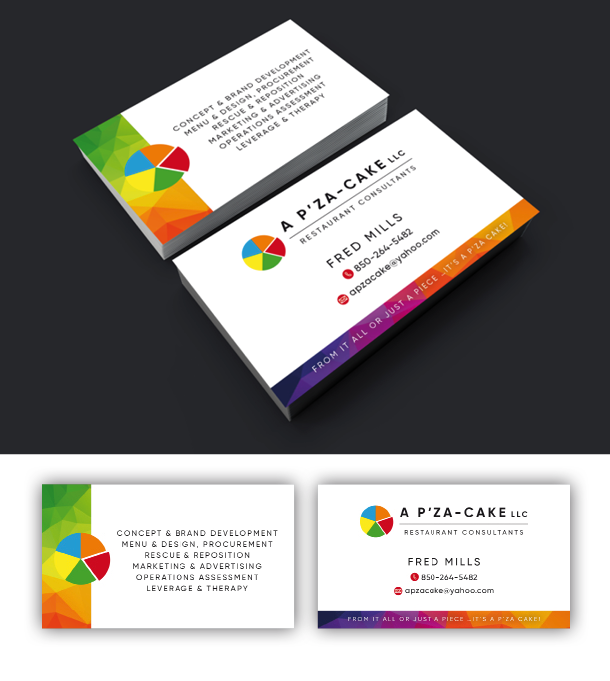 Business Card Design by Kelalo for A P'za-Cake,llc | Design #21368218