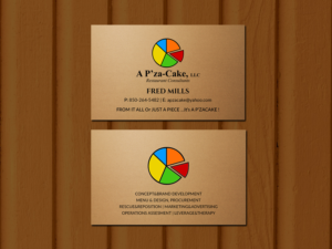 Business Card Design by Creations Box 2015 for A P'za-Cake,llc | Design: #21372371