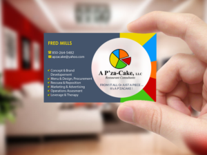 Business Card Design by Creations Box 2015 for A P'za-Cake,llc | Design: #21372373