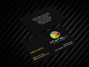Business Card Design by Creations Box 2015 for A P'za-Cake,llc | Design #21372836