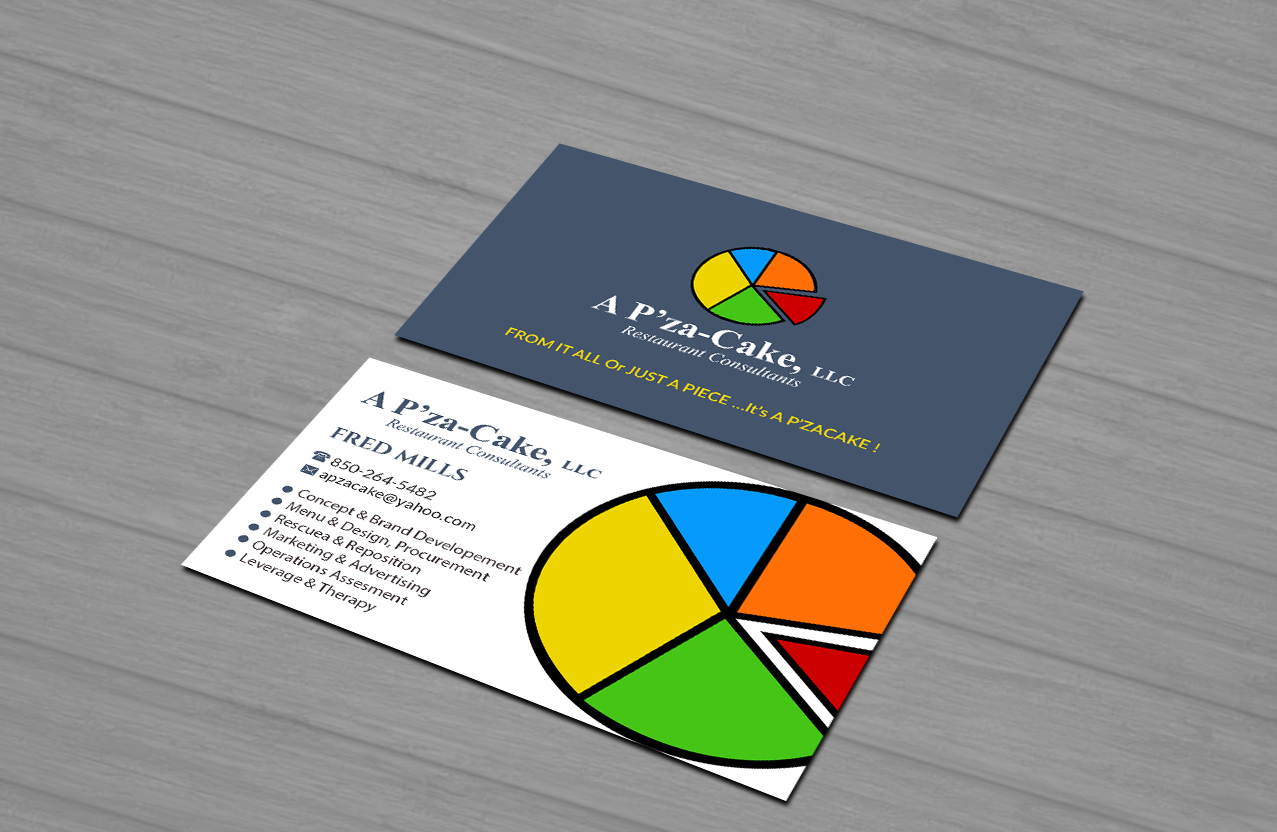 Business Card Design by Creations Box 2015 for A P'za-Cake,llc | Design #21372838