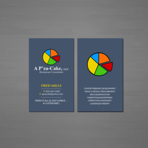 Business Card Design by Creations Box 2015 for A P'za-Cake,llc | Design: #21372839