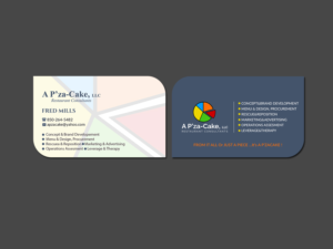 Business Card Design by Creations Box 2015 for A P'za-Cake,llc | Design: #21372843