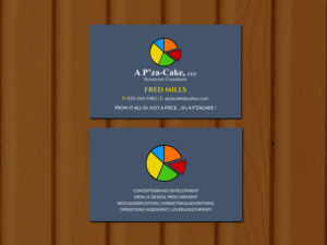 Business Card Design by Creations Box 2015 for A P'za-Cake,llc | Design: #21372844