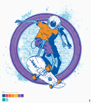 Skateboard Contest Staff T-shirt