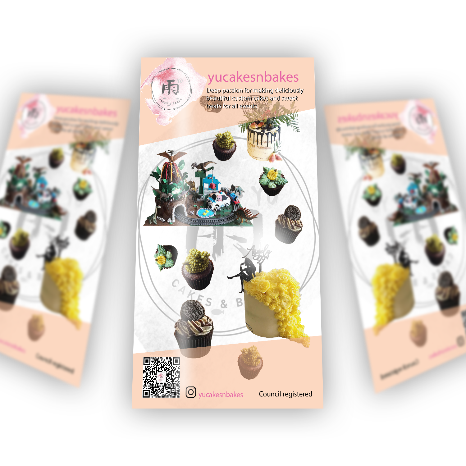 Flyer Design by G E E T H M A for Yu Cakes & Bakes | Design #21407799