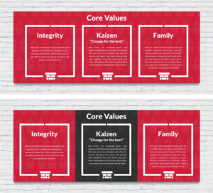 Core Values Banner For Chimney Savers Inc | Graphic Design by vcreatived