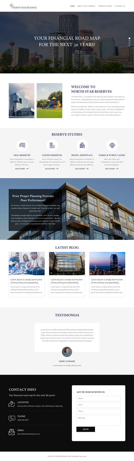 Web Design by rightway for Amy Boyack | Design #21389968