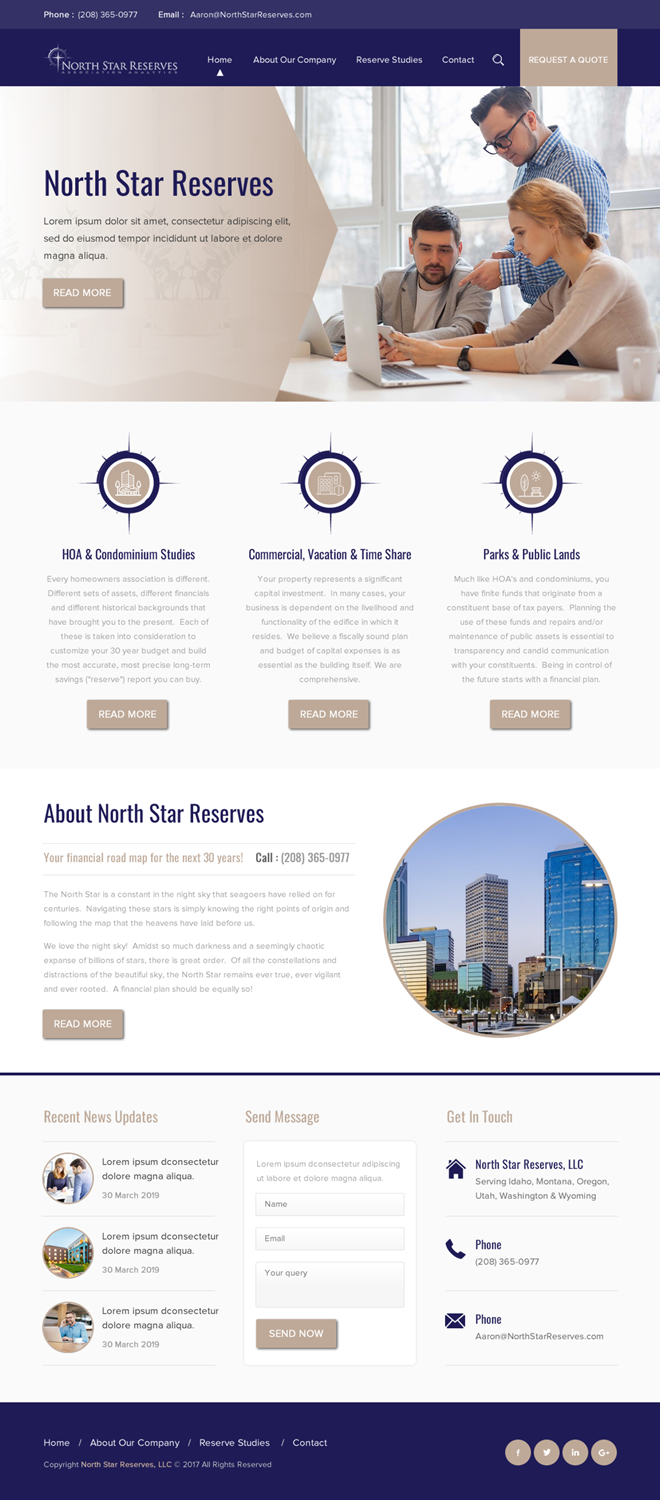 Web Design by rightway for Amy Boyack | Design #21389978