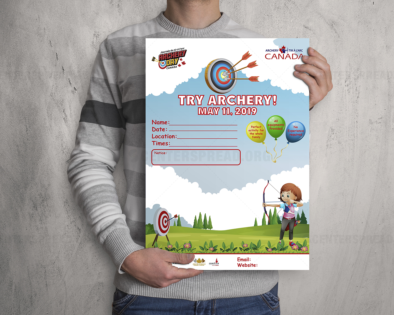 Poster Design by CENTERSPREAD for this project | Design #21412327