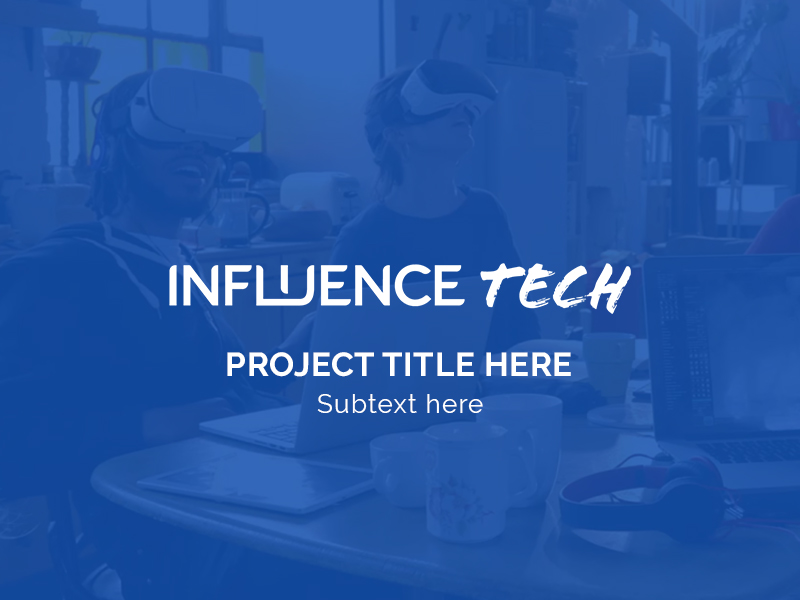 PowerPoint Design by Best Design Hub for Influence Tech | Design #21437981