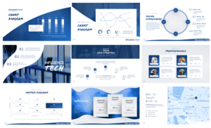 PowerPoint Design by MvE for Influence Tech | Design: #21480800