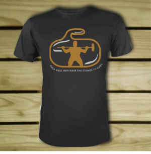 Only Real Men Curl T-shirt Design | Diseño de Camiseta por 75-R-P-Z