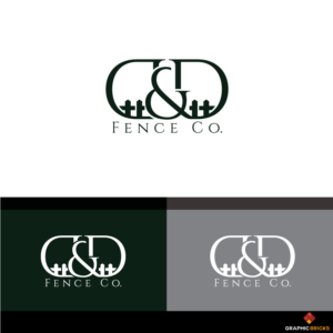 D&D Fence Co. (would be willing to drop the Co. if it looks cleaner without it) | Logo Design by Graphic Bricks