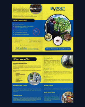 Caribbean pest control company needs a brochure design | Broschüren-Design von vcreatived