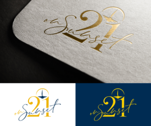 21 on Sunset | Logo Design by H-H Arts