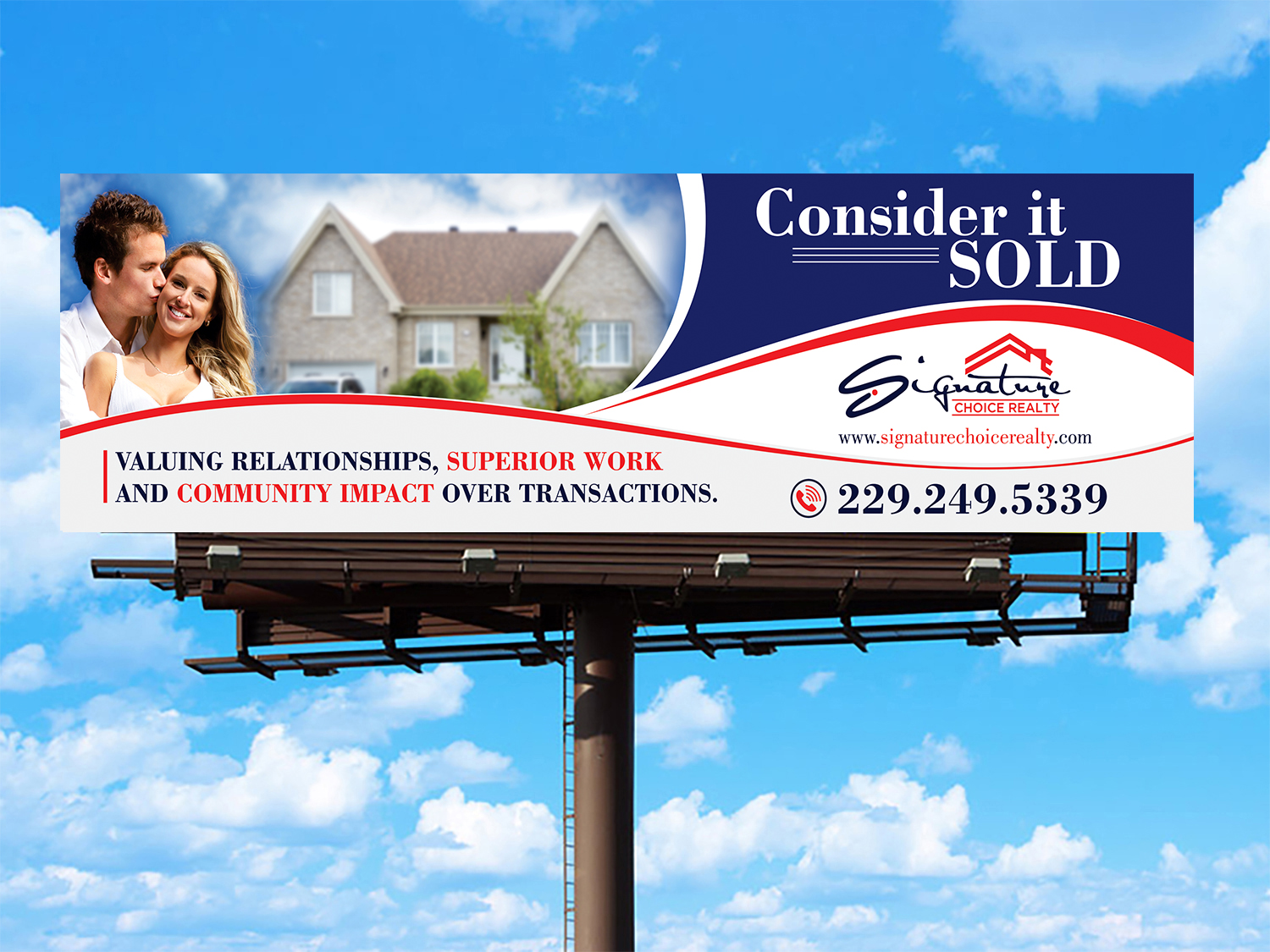 Design de Panneau par Aurora:) pour Signature Choice Realty | Design #21407050