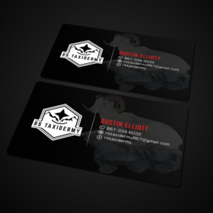 Business Card Design by Sandaruwan for RS Taxidermy  | Design #21388221