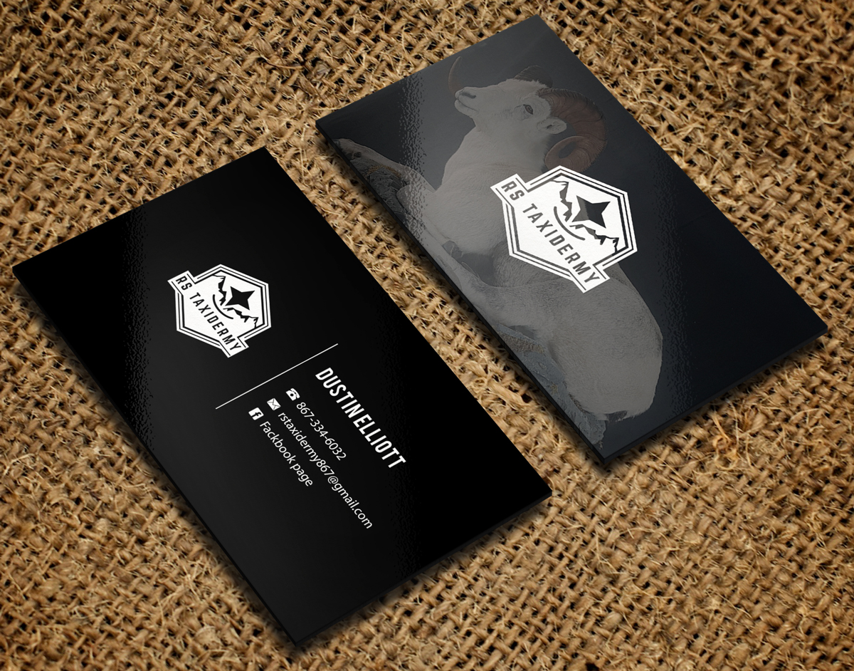 Diseño de Tarjeta de Presentación por Riz' para RS Taxidermy  | Diseño #21386042