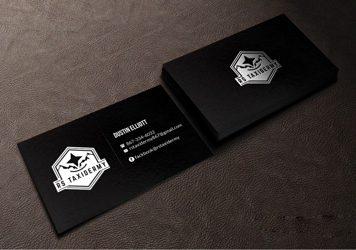 Diseño de Tarjeta de Presentación por Creations Box 2015 para RS Taxidermy  | Diseño #21386073