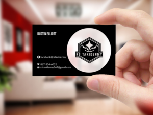 Business Card Design by Creations Box 2015 for RS Taxidermy  | Design: #21386078