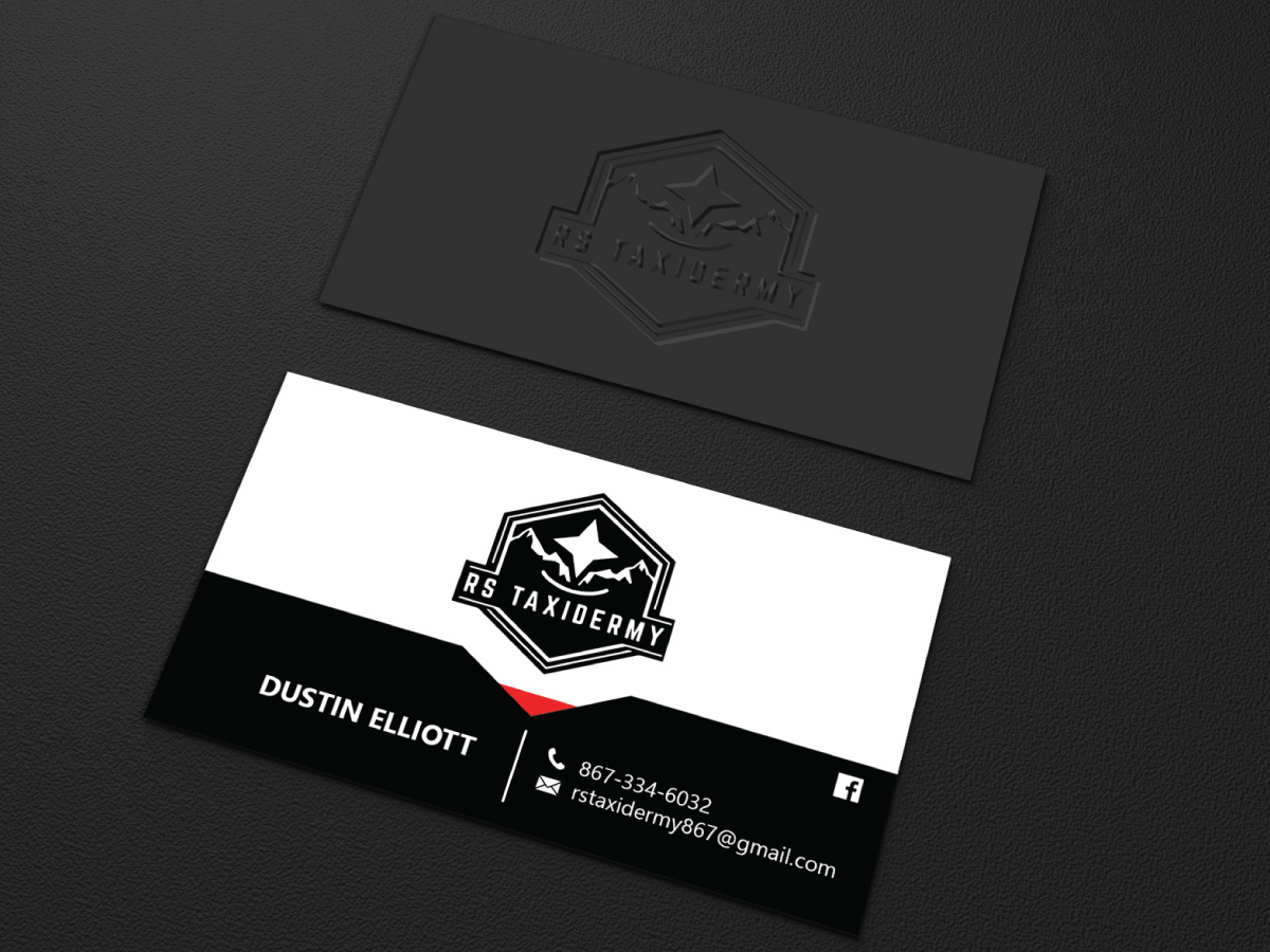 Diseño de Tarjeta de Presentación por LAXMI DESIGNHUB para RS Taxidermy  | Diseño #21390375