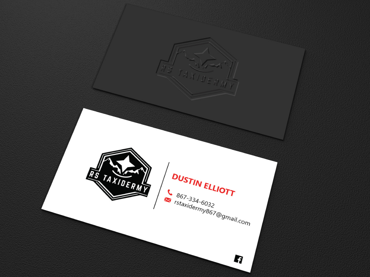 Diseño de Tarjeta de Presentación por LAXMI DESIGNHUB para RS Taxidermy  | Diseño #21390378