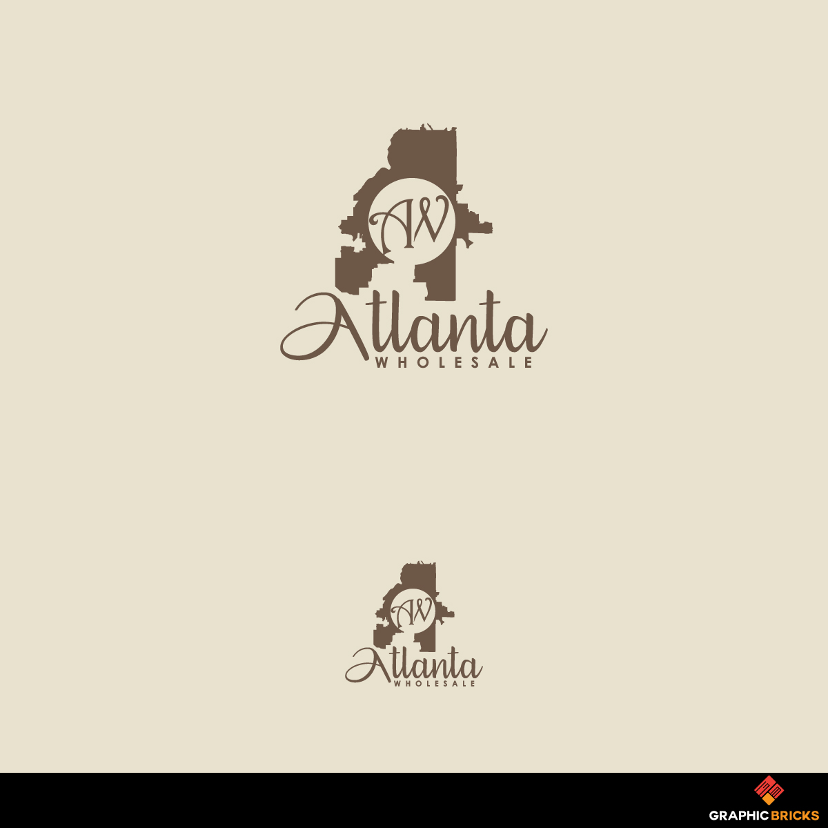 Logo Design by Graphic Bricks for Atlanta Wholesale Co. | Design #21386835