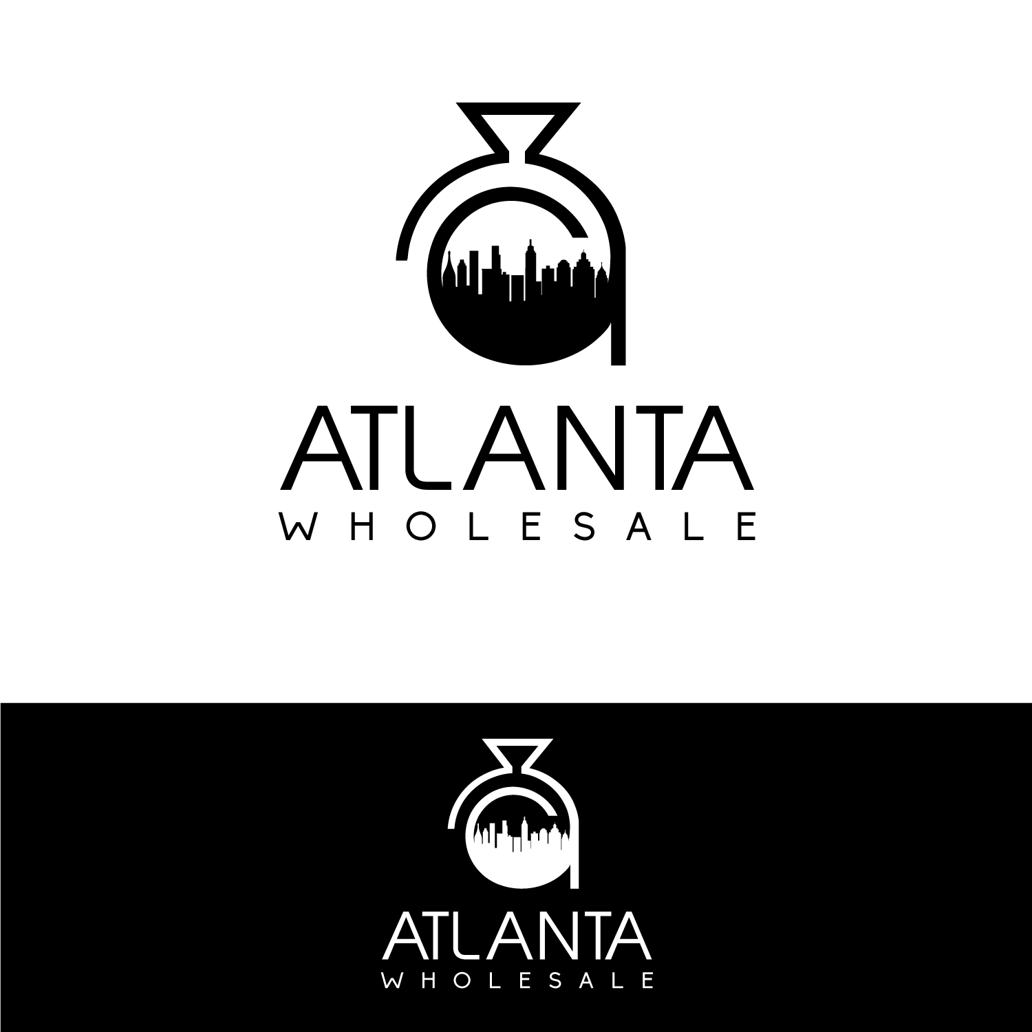 Logo Design by k.l.s.chatterjee 2 for Atlanta Wholesale Co. | Design #21442203