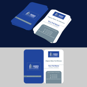 Warren & Company | Diseño de Tarjeta de Presentación por Maxo-Biz