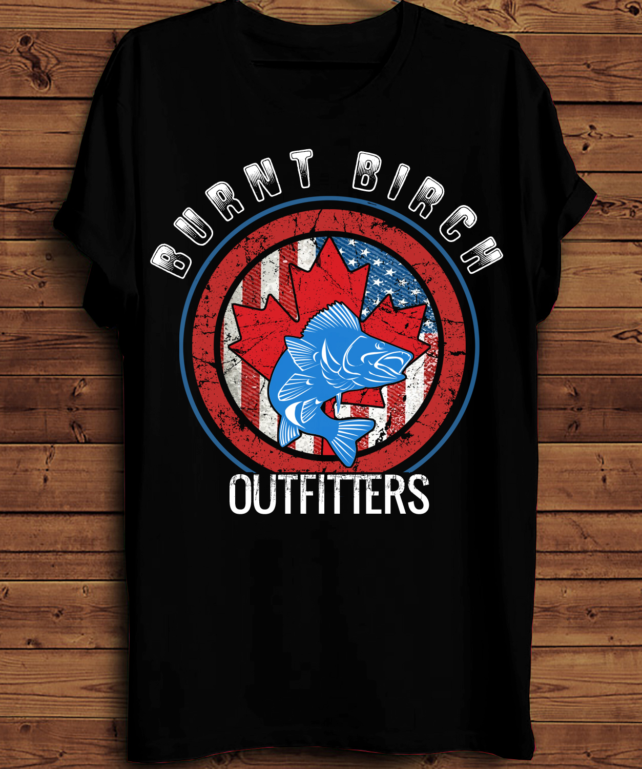 T-shirt Design by creative gravity for Burnt Birch Outfitters  | Design #21397927
