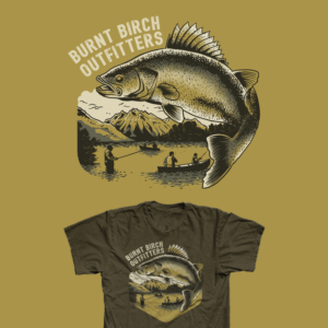 T-shirt Design by utsukushiitsumi for Burnt Birch Outfitters  | Design: #21424135