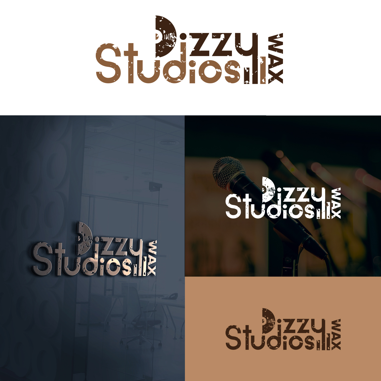 Logo Design by Maxo-Biz for Dizzy Wax Studios | Design #21387472