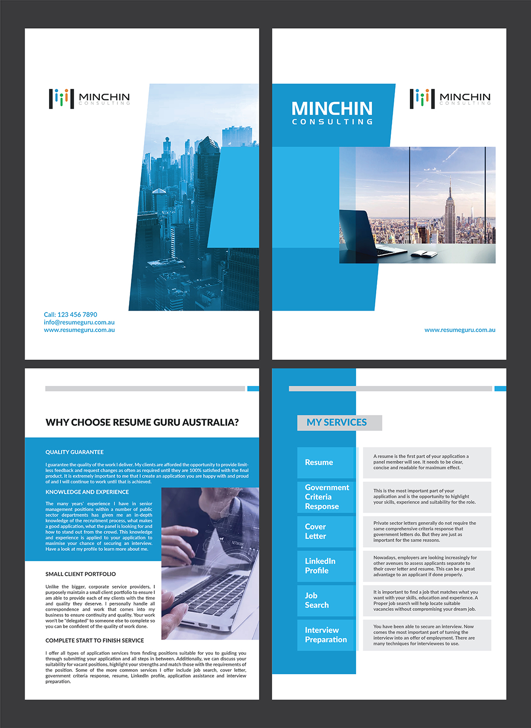 Diseño de Catálogo por Deziners Zone para Resume Guru Australia | Diseño #21443486