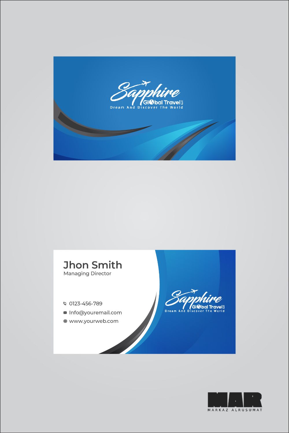 Business Card Design by MarkazAlrusumatOfficial for this project | Design #21433348