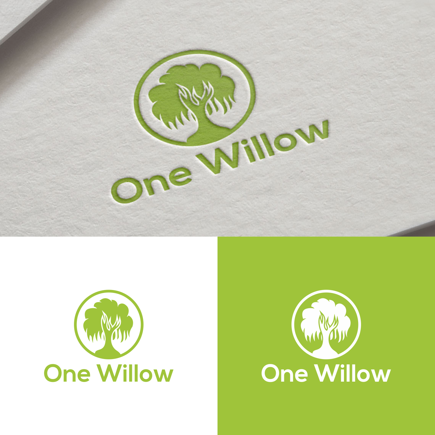 Logo Design by saher khan 2 for One Willow | Design #21393080