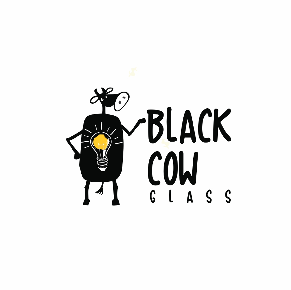 Logo Design by joshgraph for Black cow glass | Design #21415385
